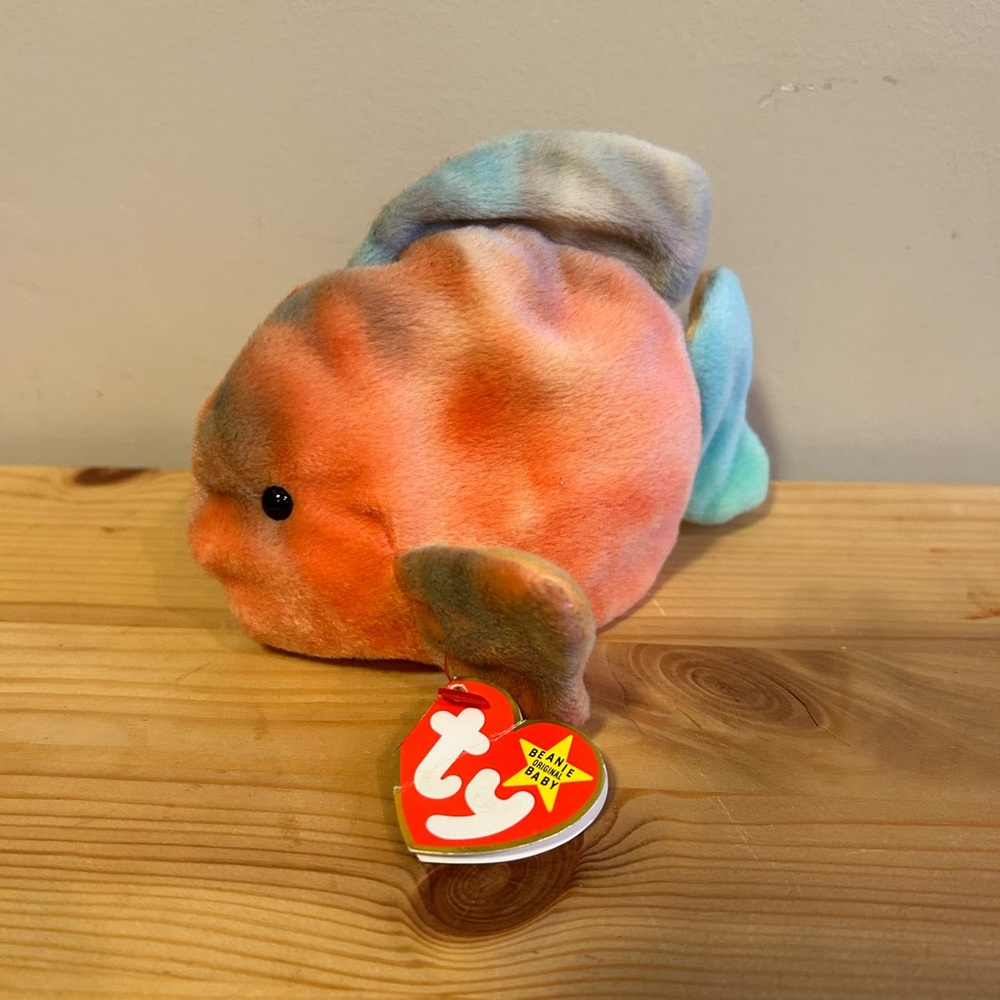 TY Beanie Babies Coral Fish 1995 PVC Pellets